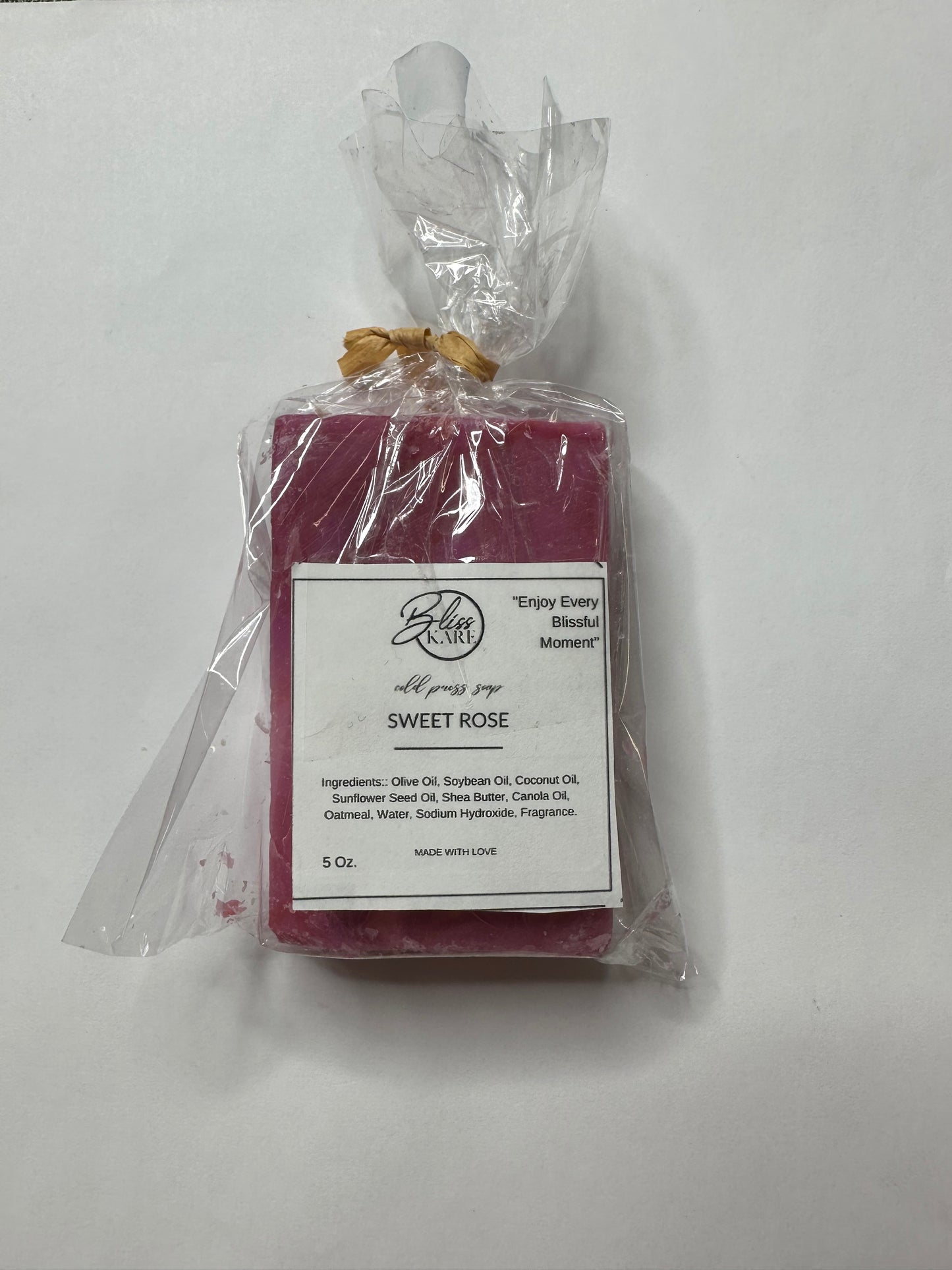 Cold Press Sweet Rose Soap